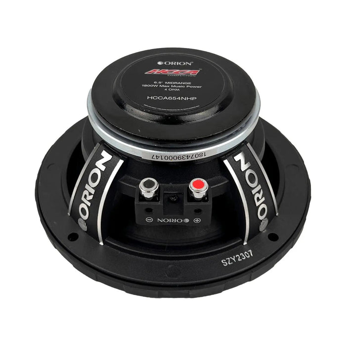 6.5" 450 Watts RMS 4-ohm Midrange Car Audio Speakers Orion HCCA Series Pair