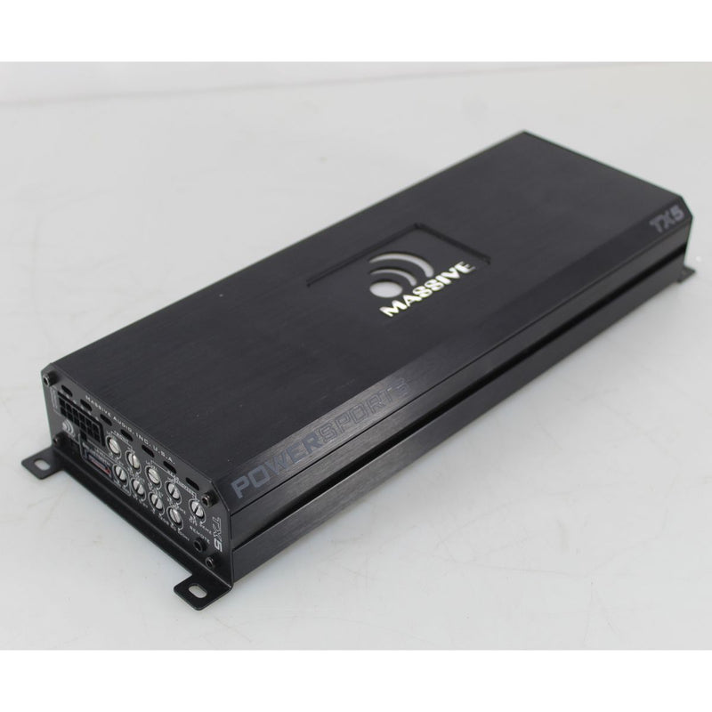 Massive Audio Trident 5-Ch 1560W RMS Class-D Full Range Marine Amp TX5 OPEN BOX