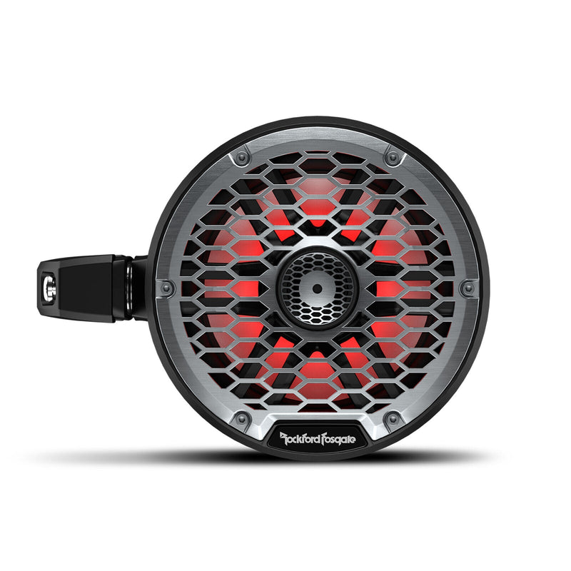 Pair Rockford Fosgate M2WL-65MB 6.5" 600W 4Ohm Marine & Powersports RGB Speakers