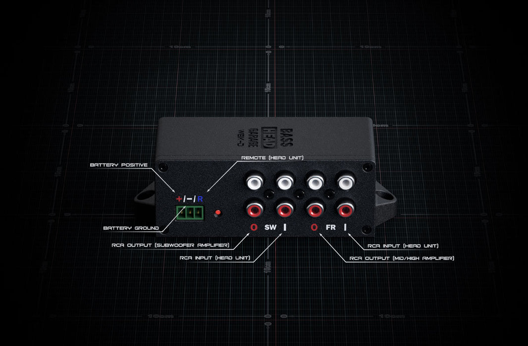 Wireless Dual Bassknob with OLED Voltage and Attenuation Display WBK-D