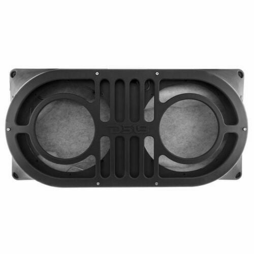 Dual 10" Jeep Subwoofer Enclosure Box Shallow Unloaded JK, JKU, JL DS18 RGB