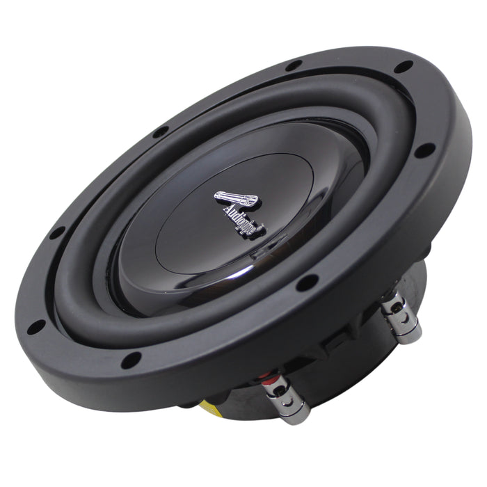 Audiopipe 8" 300W Max Dual Voice Coil 4-Ohm Ultra Shallow Mount Subwoofer