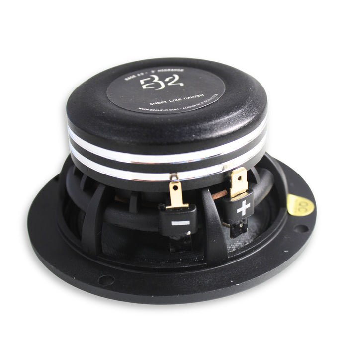 B2 Audio RAGE 6.5" 3-Way 4-Ohm Component Set w/ 3" Mids 1" Tweeters & Crossovers