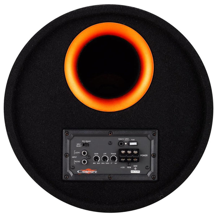 Cadence 12" 300 Watt RMS 2-Ohm Active Ported Subwoofer Enclosure TUBE12VA