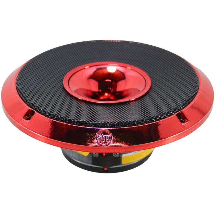 Audiopipe 8" 200W RMS 4 Ohm Red Eye Candy Compression Horn Midrange Coax Speaker