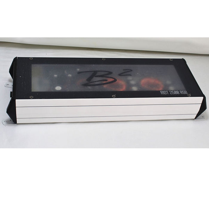 B2 Audio RIOT 2500W 1-Ohm Class D Monoblock Amplifier w/ RGB LED Lights OPEN BOX