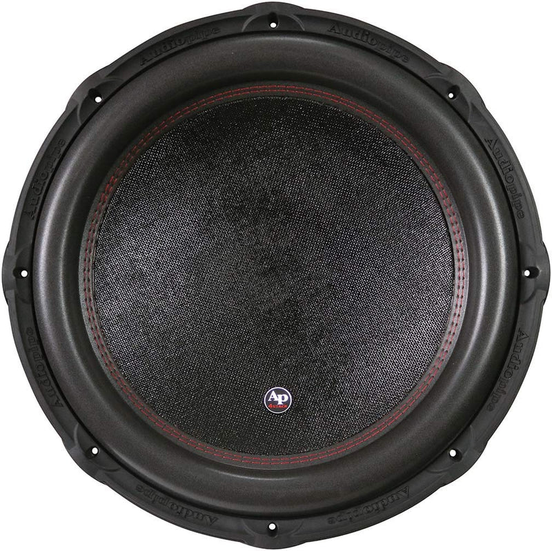 Audiopipe 18" 1700 Watt RMS Dual 2-Ohm Car Audio Subwoofer Quad Stacked Magnet