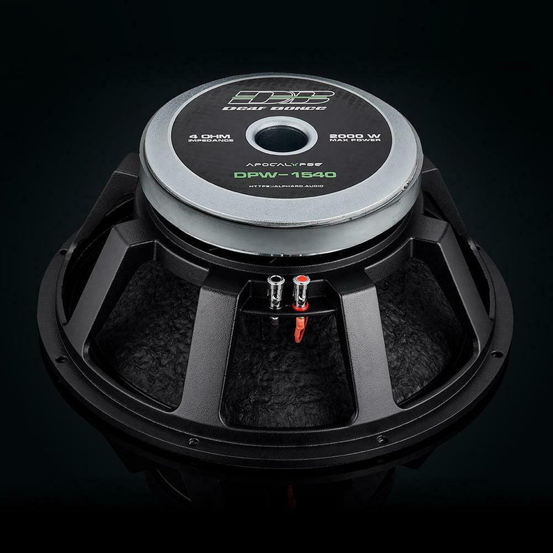 Deaf Bonce 15" 1000 Watt RMS 4-Ohm Mid Bass Subwoofer Apocalypse DPW-1540