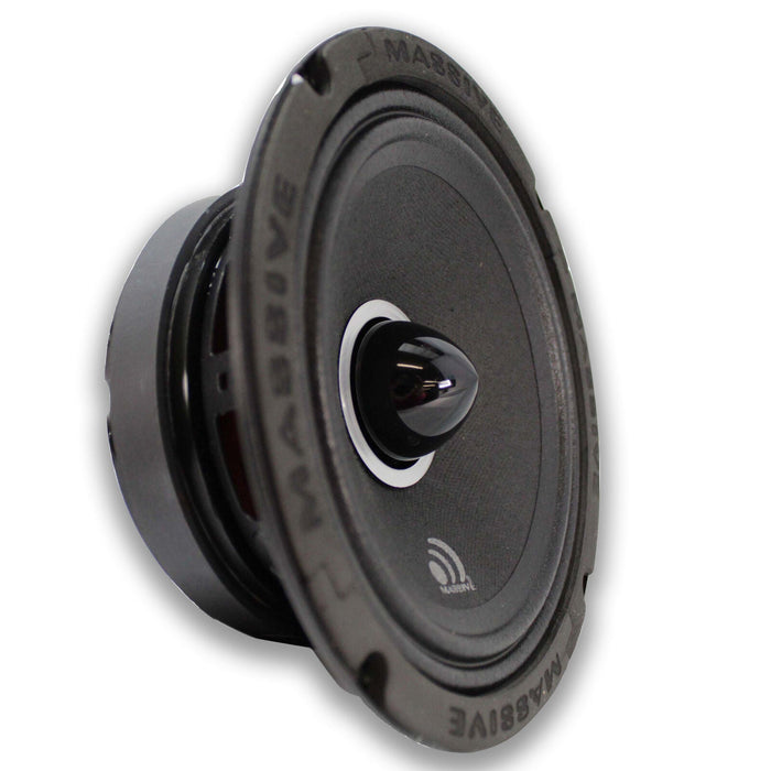 Massive Car Audio 6.5" Loud Speakers 1600W With Super 1" Bullet Tweeters