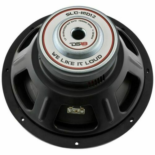 1x DS18 SLC-MD12.4D 12" pro Sub woofer Audio Speaker Dual Voice Coil 4 Ohm