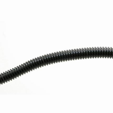 DS18 100 Foot 1/4" Black Split Wire Corrugated Loom Tubing