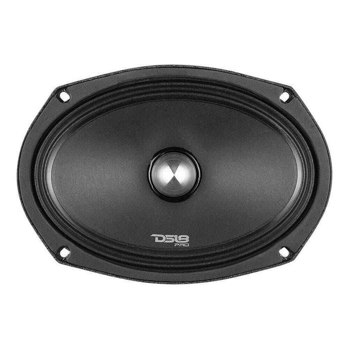 DS18 6x9" Full-Range Loudspeaker Neodymium 500 Watts 4-Ohm w/ Bullet & Grill