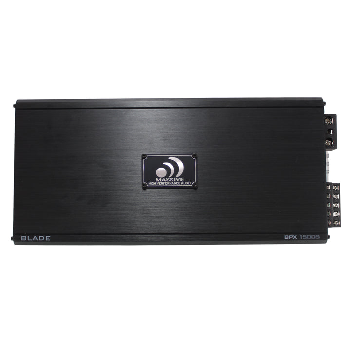 Massive Audio Blade 5-Channel 1.5K-Watt 2-Ohm Full Range Amplifier BPX15005