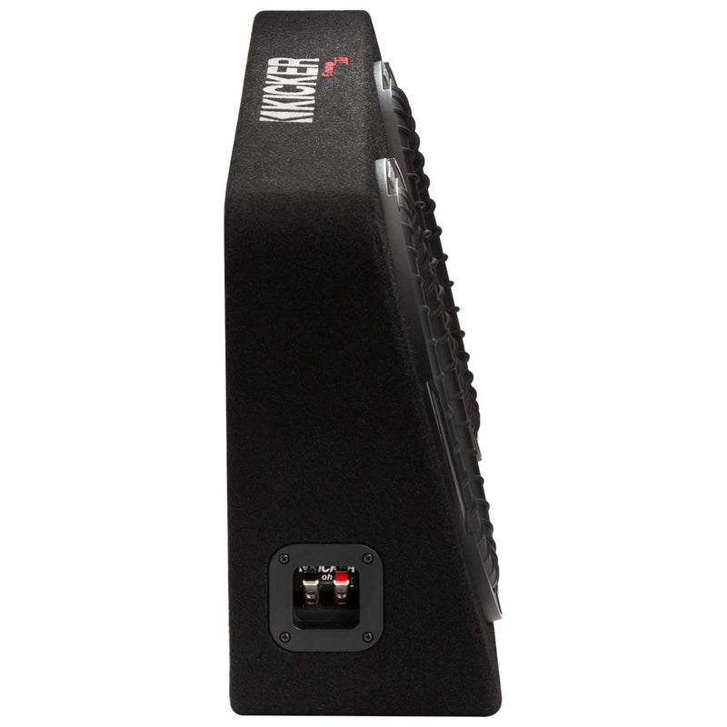 Kicker CompRT Series Dual 12" 500W RMS 2-Ohm Loaded Subwoofer Enclosure