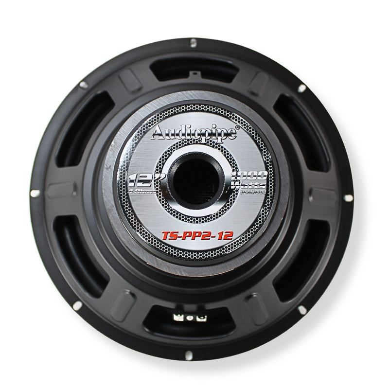 Audiopipe Pro 12" 300W 4-Ohm Subwoofer Pair + 800W Class D Full-Range Amp Combo