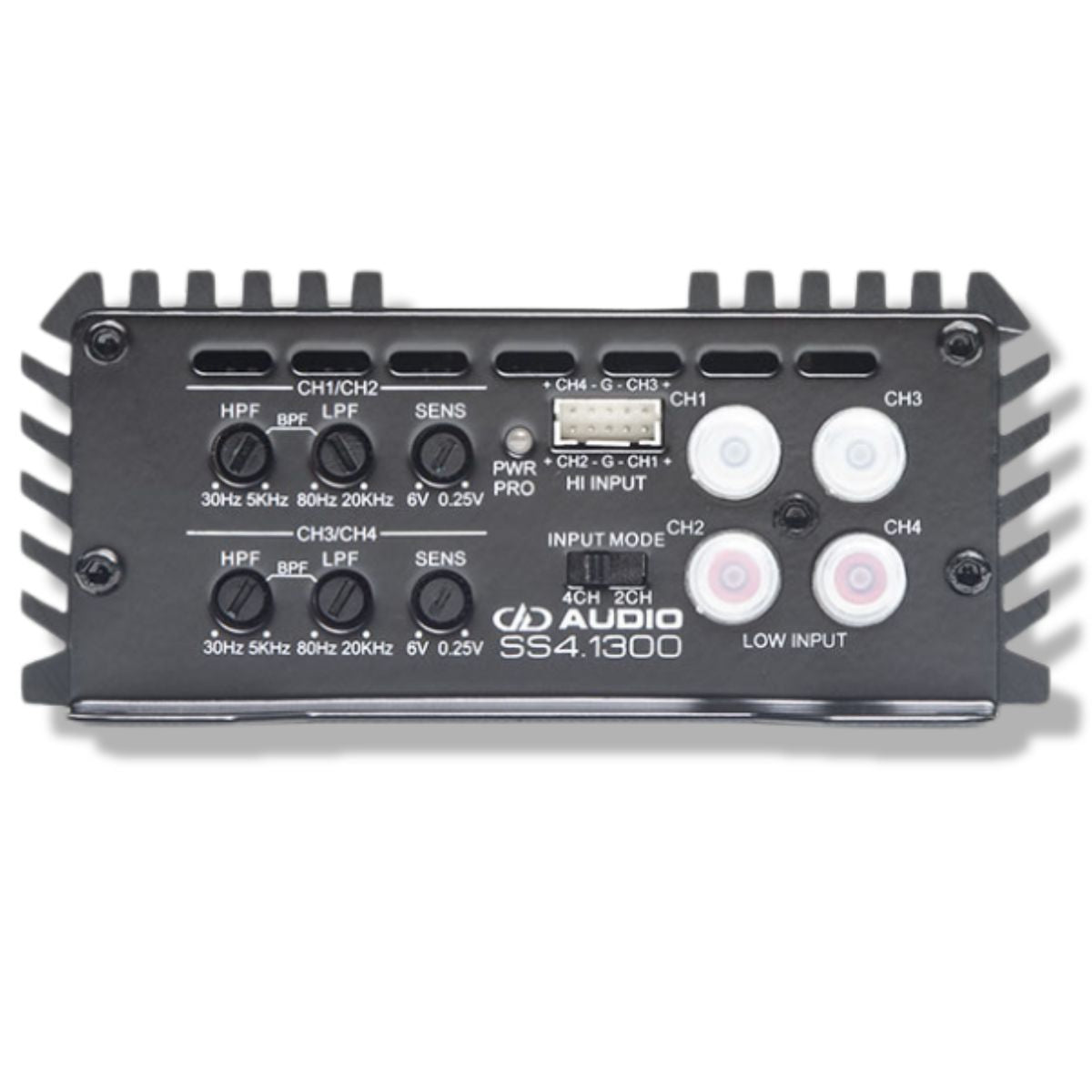 1300W 4-Channel 2-Ohm Class-D Full Range Amplifier DD Audio SS Series / SS4.1300