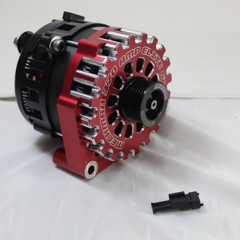 Mechman E-Series 370 Amp  Red Alternator For 2005 - 2013 GM 6.0L Truck OPEN BOX