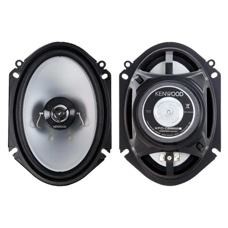 Pair Kenwood 6 x 8 inch 2-Way 30-Watt Car Stereo Speakers