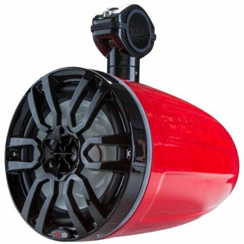DS18 Pair of 8" Marine & Powersports RGB LED Tower 125W RMS Speakers NXL-X8TP/RD