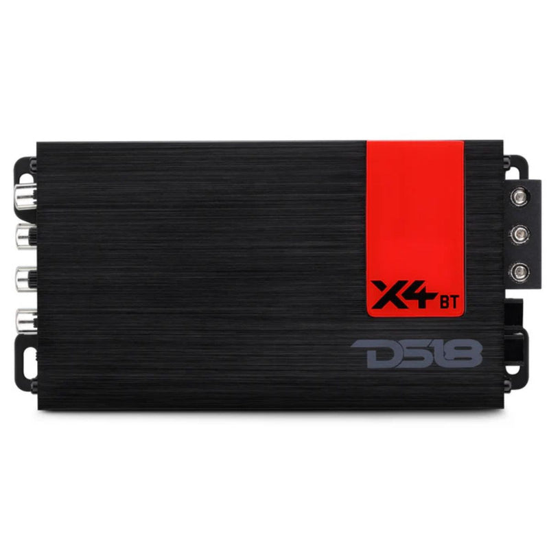 DS18 4-Channel 70W RMS Class D Full-Range Amplifier with Bluetooth X4BT