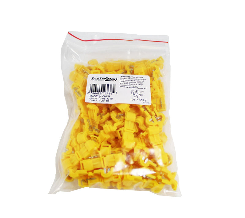 Metra Install Bay 12/10 Gauge Insulation T-Tap Economy Connector 100pcs YTT