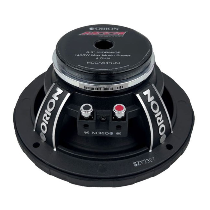 6.5" 350W RMS | 1400W RMS 4-Ohm 1.5" VC Midrange Speakers ORION HCCA DC Series