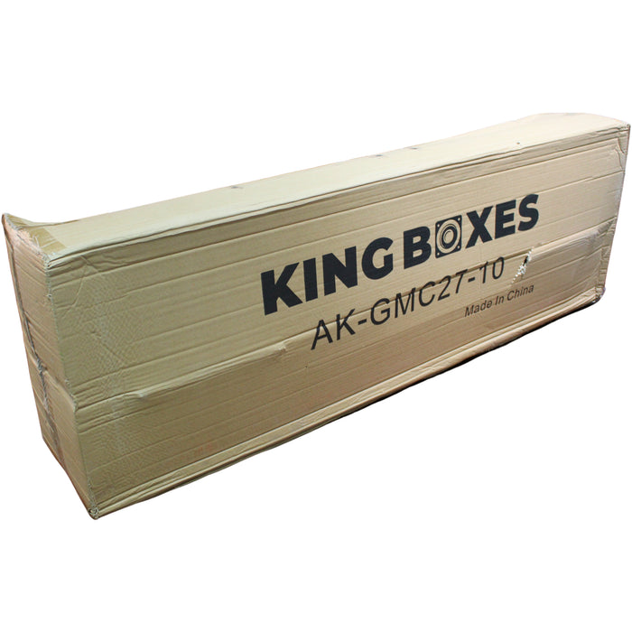 King Boxes 10" Dual Sealed Box 07-13 Silverado/Sierra Crew Cab / AK-GMC27-10