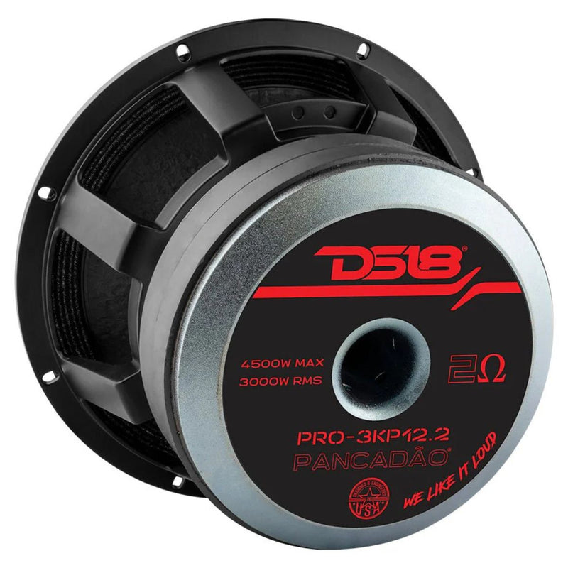 DS18 12" 3000W RMS 2-Ohm Pro Audio Midrange Loudspeaker PRO-3KP12.2