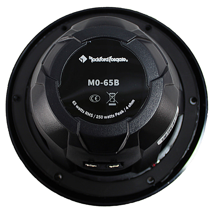 Rockford Fosgate 6.5" 65W RMS 4-Ohm 2-Way Marine Full Range Speakers / M0-65B