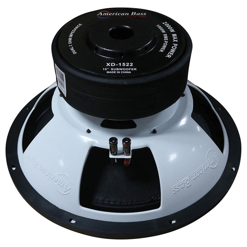 American Bass XD 15" 1000 Watt RMS Dual 2 Ohm Voice Coil Subwoofer XD-15-D2