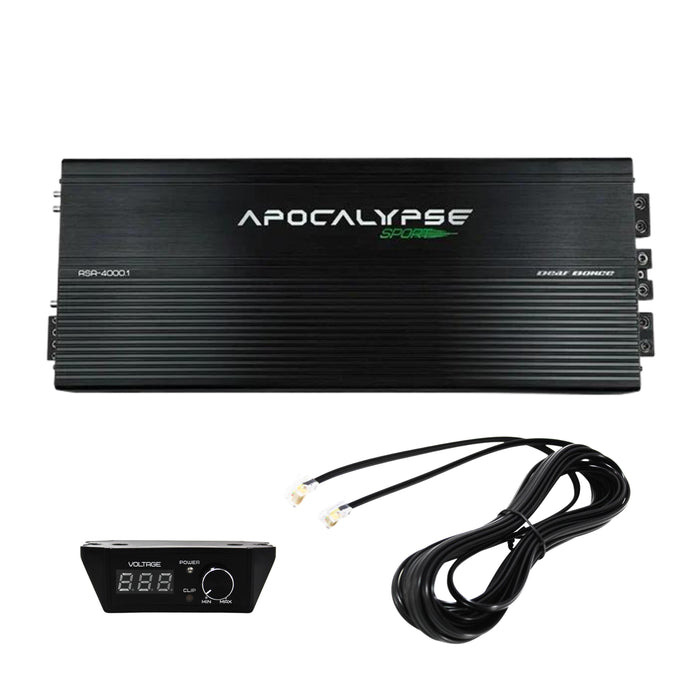 4000W 1-ohm Class-D Monoblock Amplifier Deaf Bonce Apocalypse SPORT ASA-4000.1