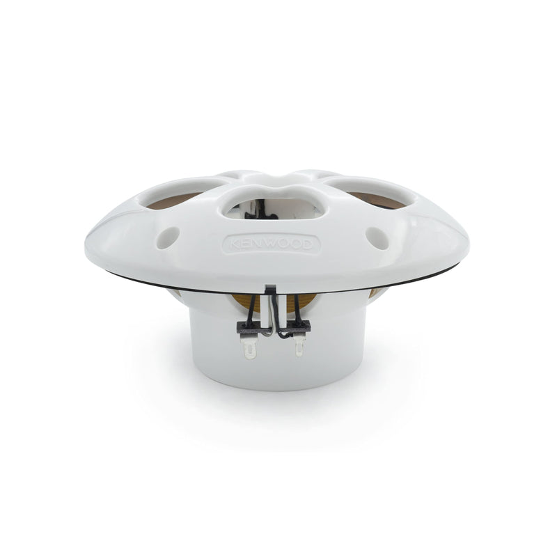 Kenwood Marine Bluetooth Single DIN CD Receiver W/ Pair of 6.5" Coax Speakers