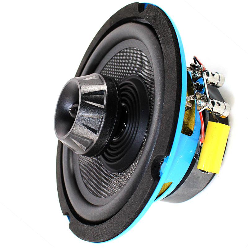 Motorcycle/Marine 6.5" Hybrid 4-Ohm 100W RMS Midrange Galeforce F1 Speakers Pair