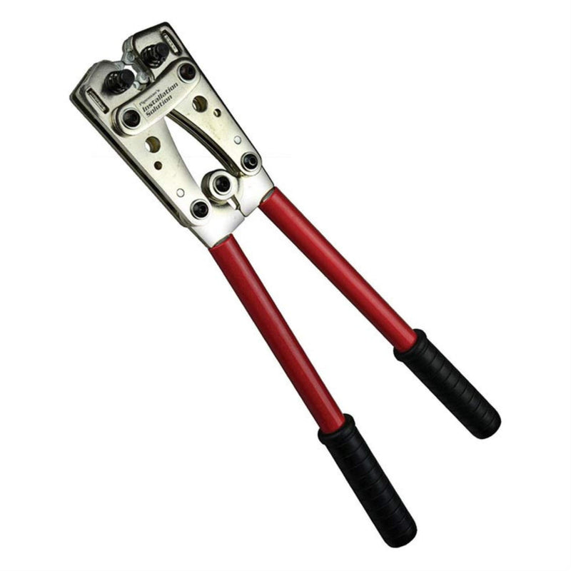Installation Solution 6 to 1/0 AWG Heavy Duty Hex Lug / Copper Terminal Crimper