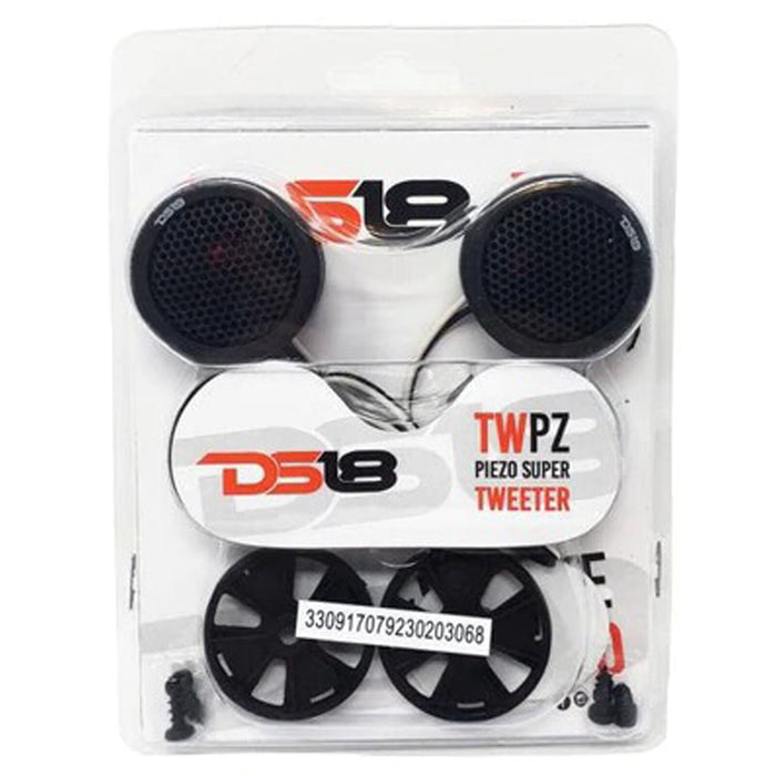 DS18 Pair of 1" Piezo Magnet 80 Watts Max Dome Compact Super Tweeter TWPZ