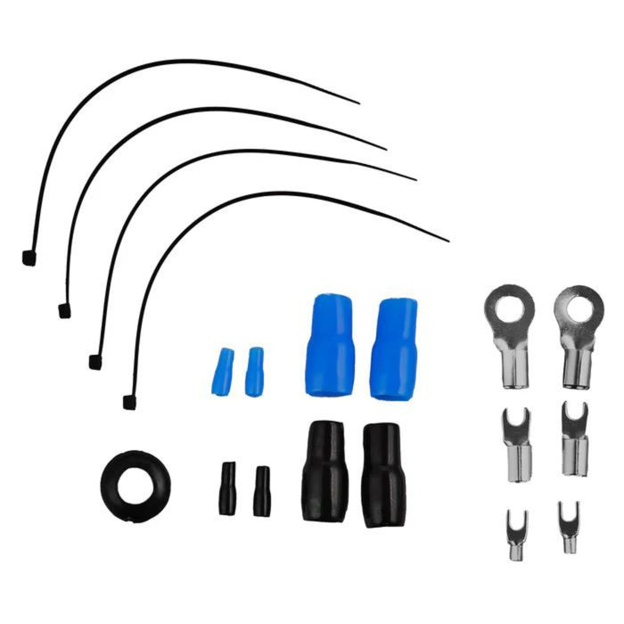 DS18 AKIT4 CCA 4-Gauge Amplifier Installation Kit - Blue / DS-AKIT4-BL