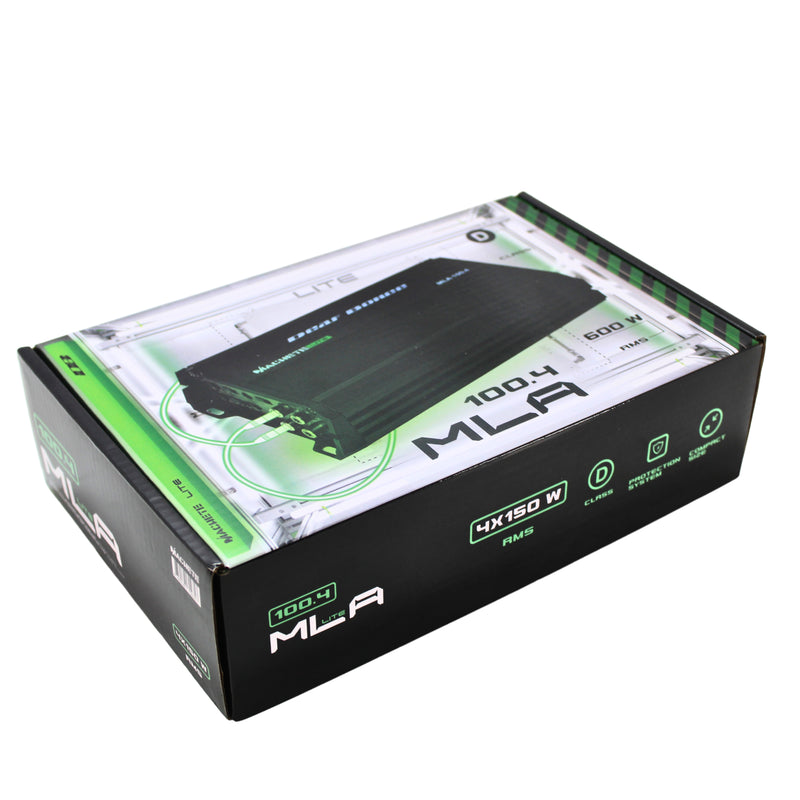 Deaf Bonce 600W 2 ohm RMS Class D 4 Channel Machete Power Amplifier MLA-100.4