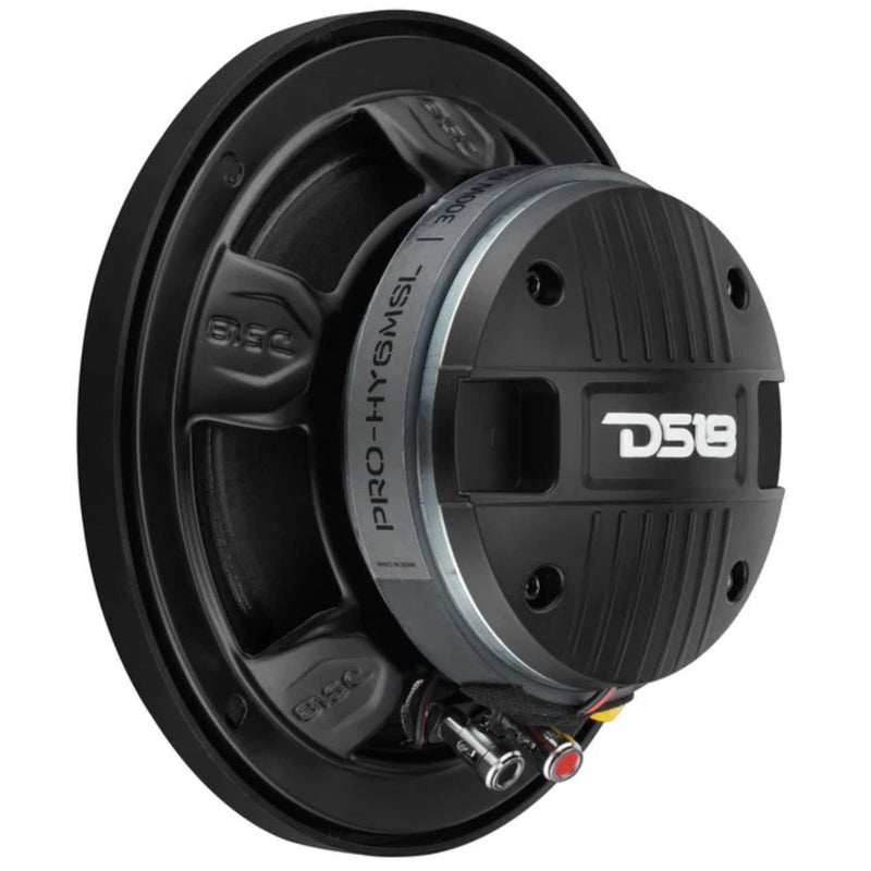 6.5" 150W RMS 8 Ohm Hybrid Midrange w/ Built-In Driver DS18 PRO-HY6MSL