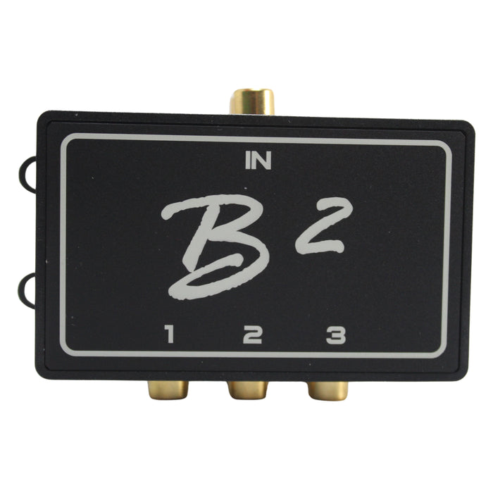 B2 Audio 1-to-3 Pair Cockbox RCA Splitter Distribution Block