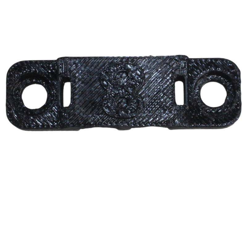 8 Gauge Cable Management Wire Comb Dual Slot Can Use w/ Cable Tie Red/Black