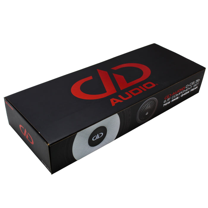 DD Audio 6.5 Inch 3 Ohm 245W Peak/70W RMS Component Set + DT25 Tweeters D-C6.5b