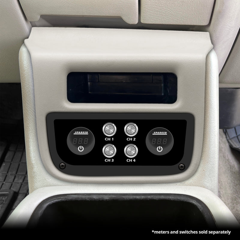 Sparked Innovations Console Switch Panel Dual Sparked Meter for 99-02 GM Truck
