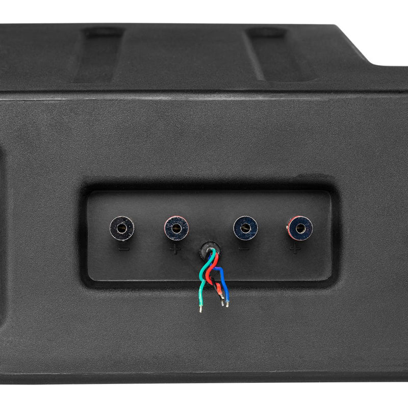 Jeep Gladiator JT Dual 6.5" Under Rear Seat Sealed Subwoofer Enclosure w/RGB LED