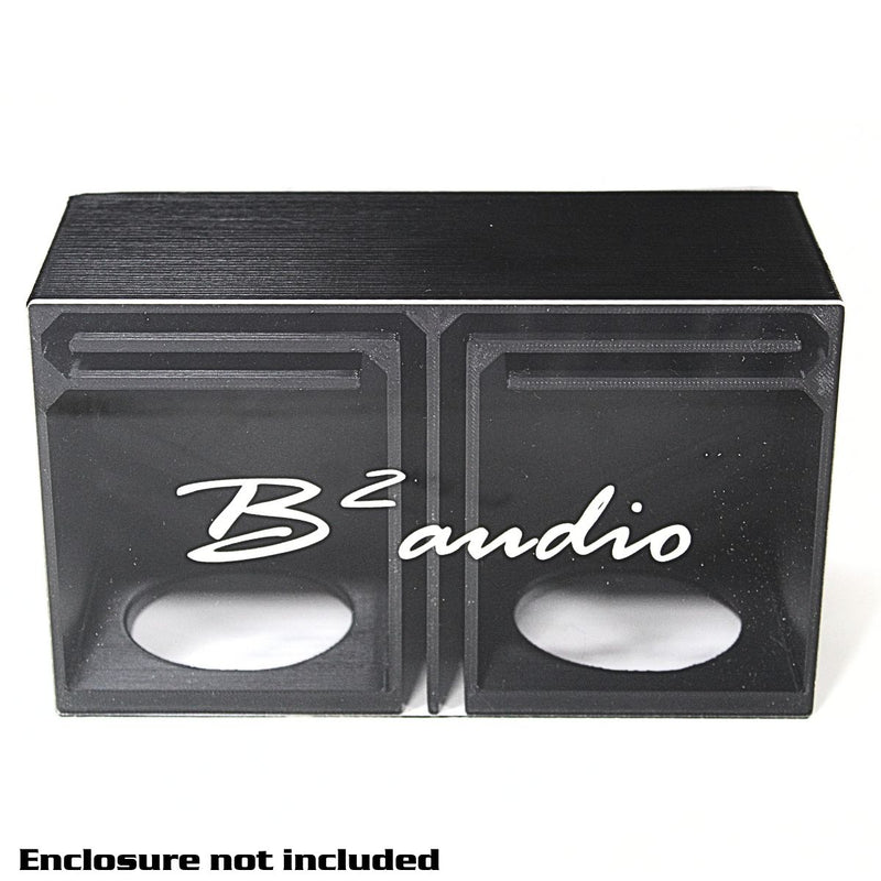 B2 Audio Logo Engraved Acrylic Lid for Dual RIOT 2.5" 3D Boxes
