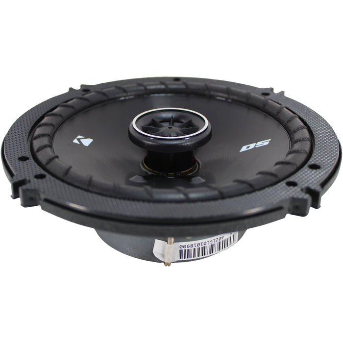 Kicker DS Series 6.5" 60W RMS 4-Ohm 2-Way Coaxial Full Range Speakers /43DSC6504