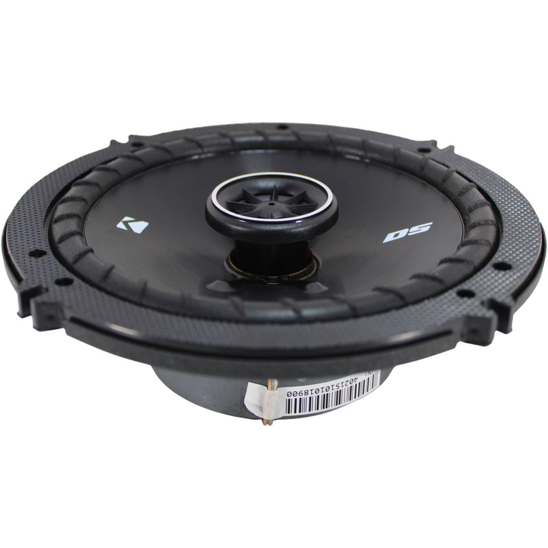 6.5" 60W RMS 4-Ohm 2-Way Kicker DS Series Coaxial Full Range Speakers /43DSC6504