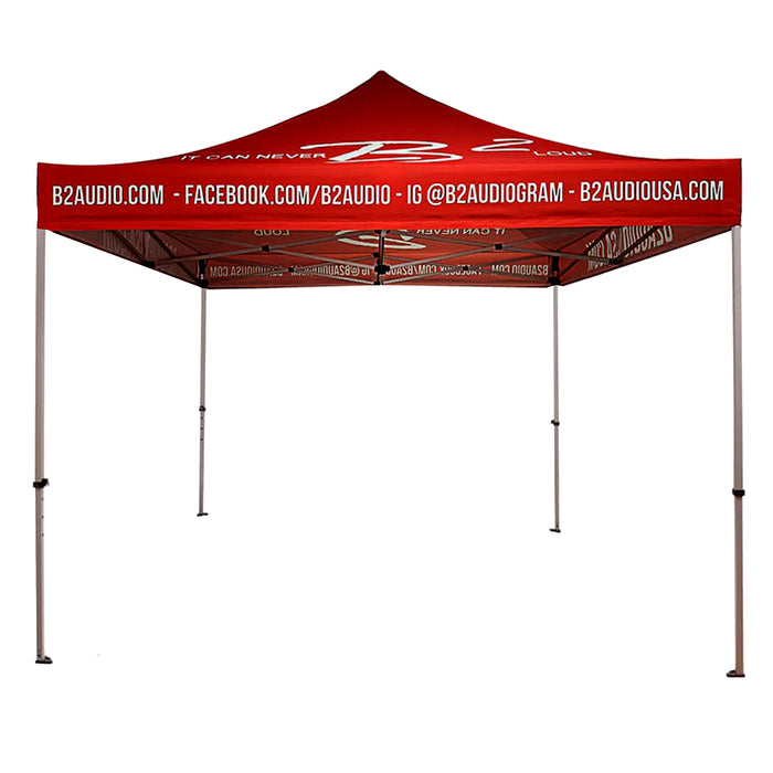 B2 Audio 10ft x 10ft Car Show & Event Canopy Tent