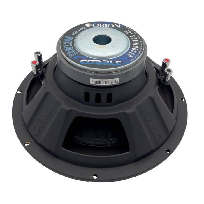 12" 400W RMS | 1600W Peak 4-Ohm 2" DVC Subwoofer ORION COBALT Series / CBW124D