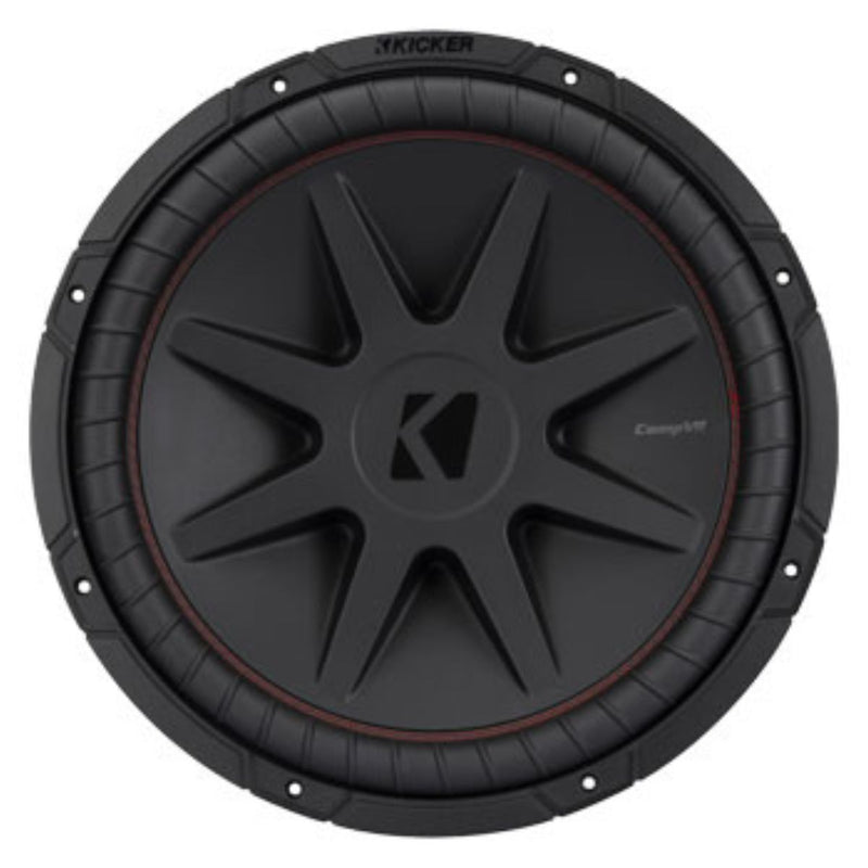 15" 1400W Dual 4 Ohm Car Subwoofer KICKER CompVR CVR154 DVC Round Bass Speaker