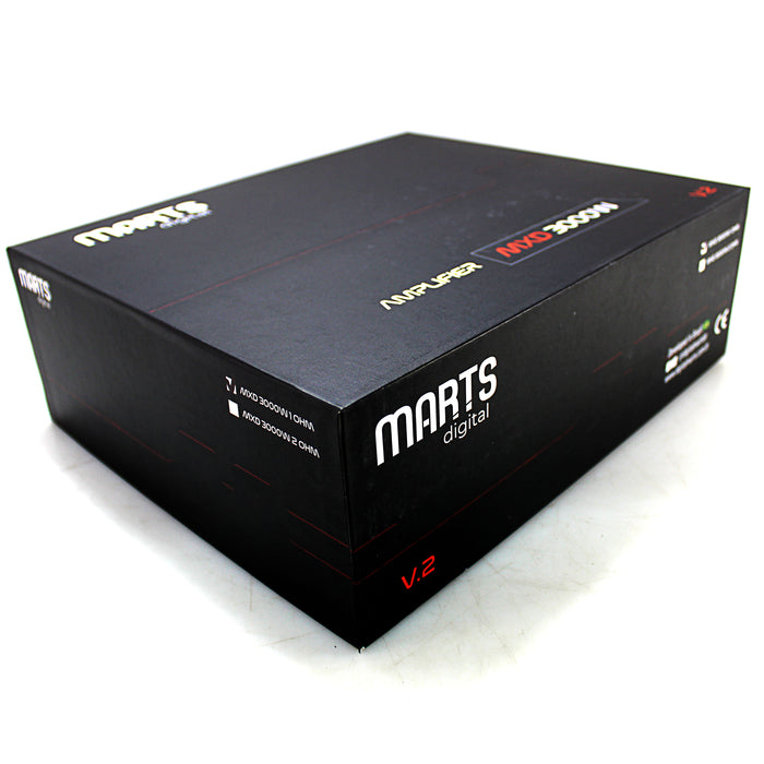 Marts Digital MXD Series Monoblock 3K 1 Ohm Full Range Amplifier MXD-3000-1-V2
